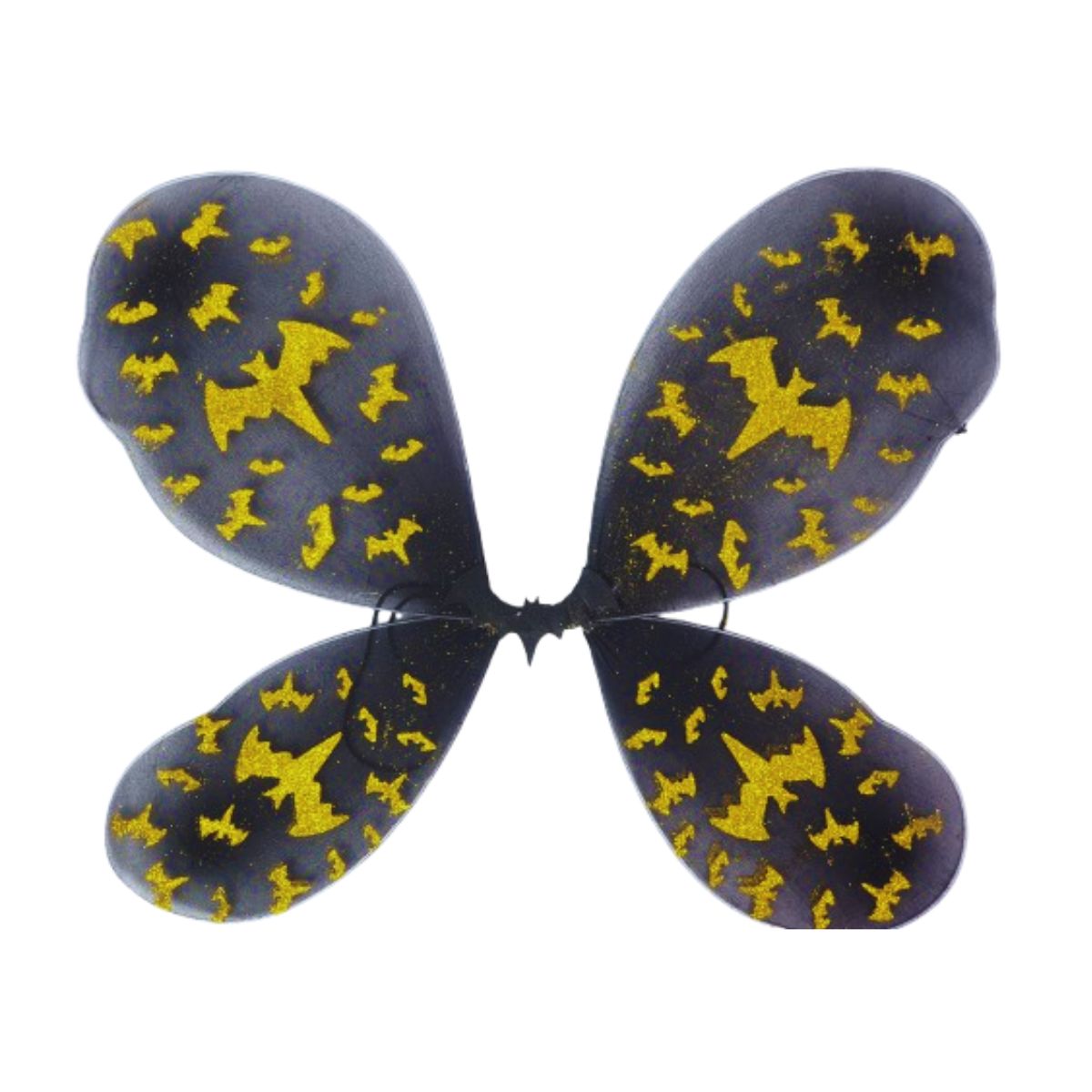 Kit Asa De Borboleta Fantasia Halloween Preto Morcego Kit Asa De Borboleta Fantasia Halloween Preto Morcego